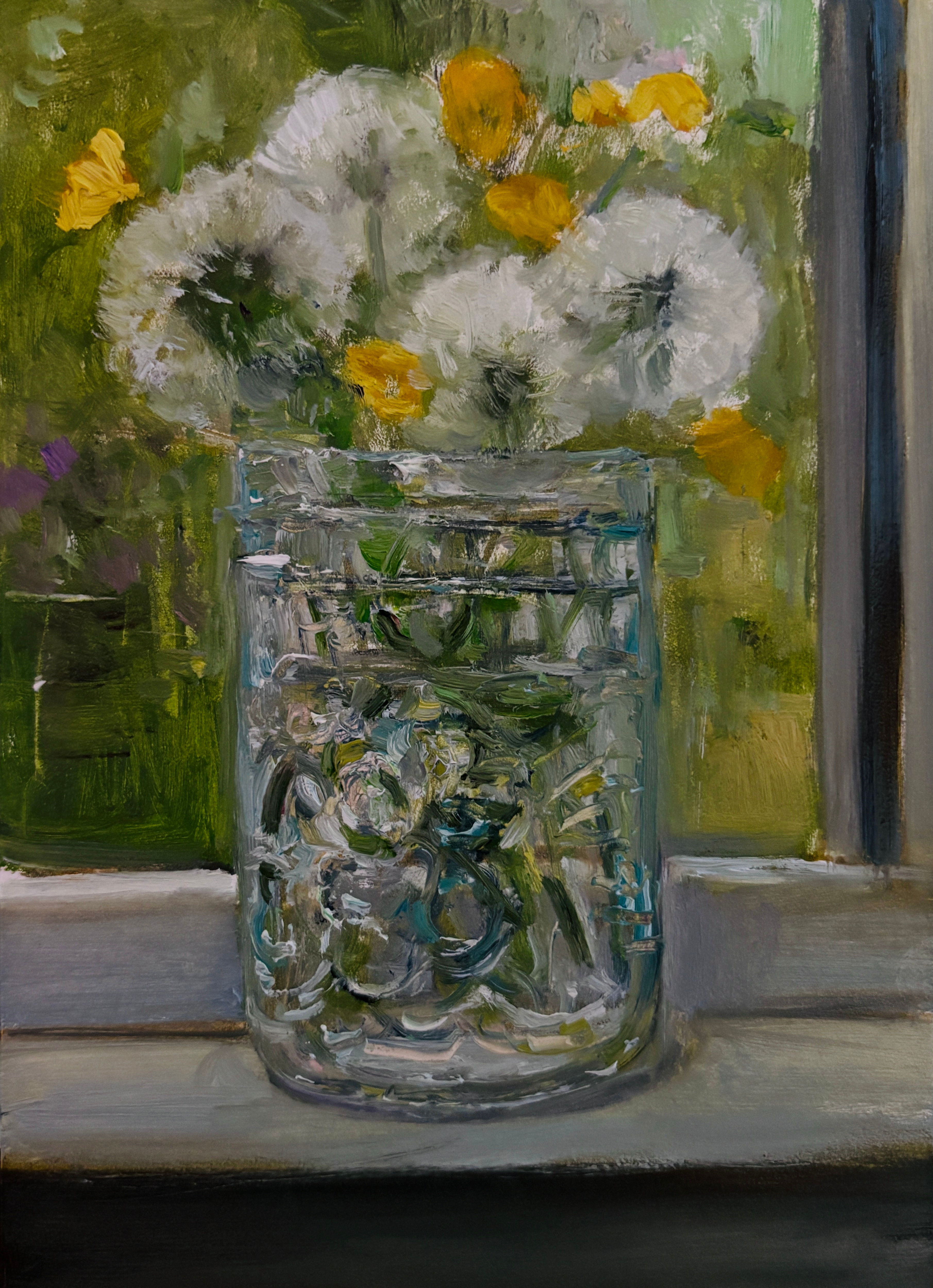 Little Dandelion Clocks and Buttercups