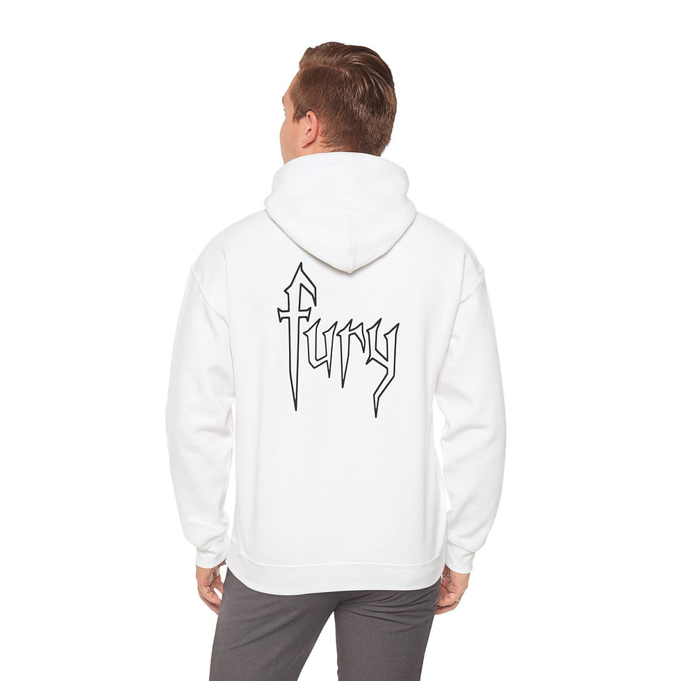 Thumbnail: Black Print Honda Fury HOODIE