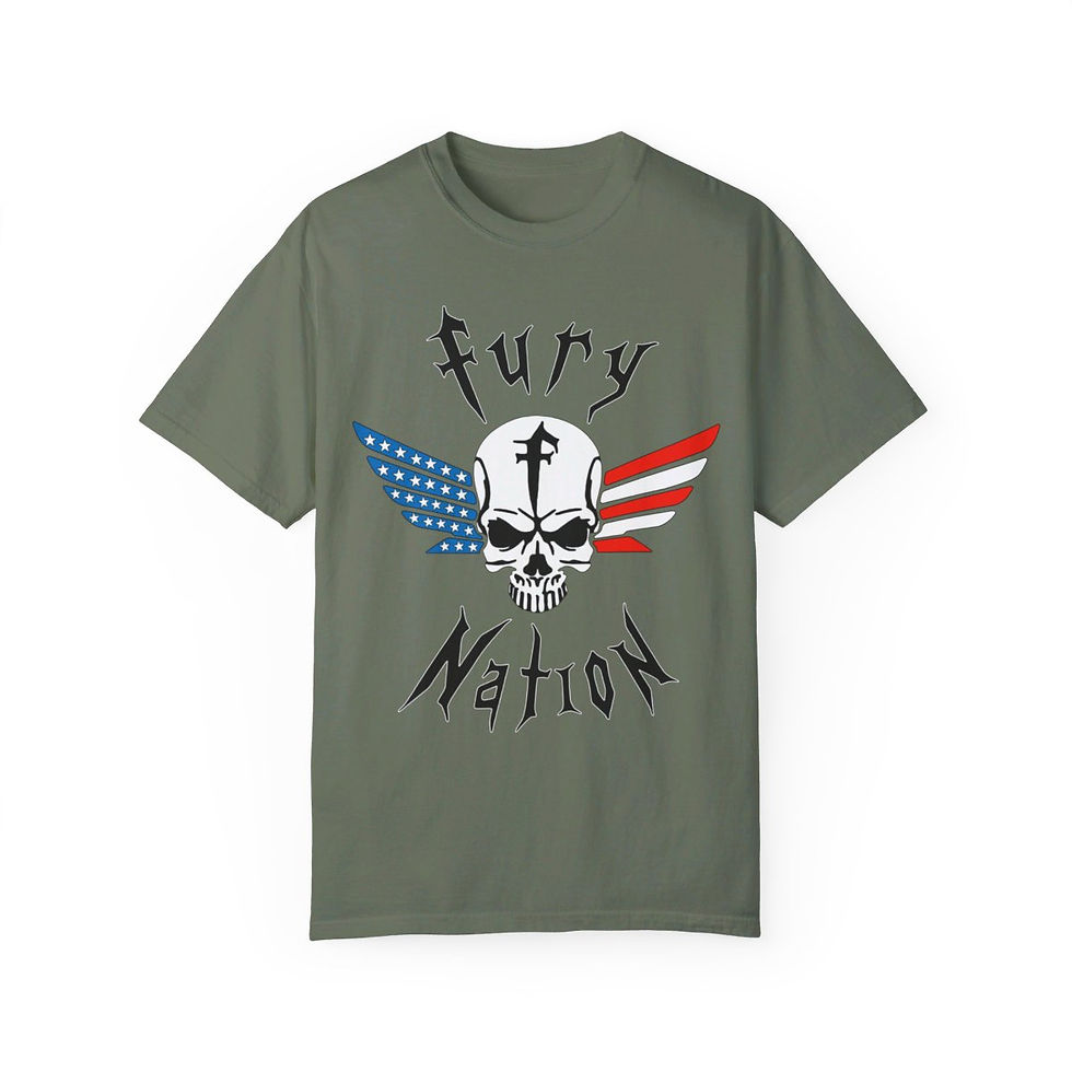 Thumbnail: Fury Nation USA Small Stars Unisex T-shirt