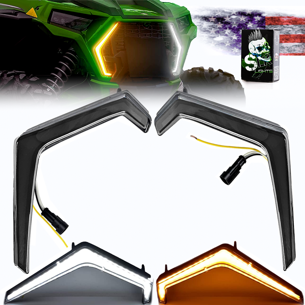 Thumbnail: 2019+ Polaris RZR RGB Fang Lights White/Amber Turn Signal