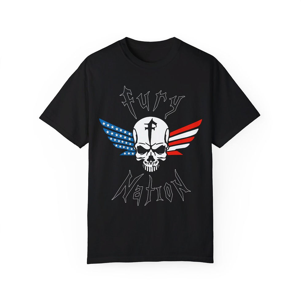 Thumbnail: Fury Nation USA Small Stars Unisex T-shirt