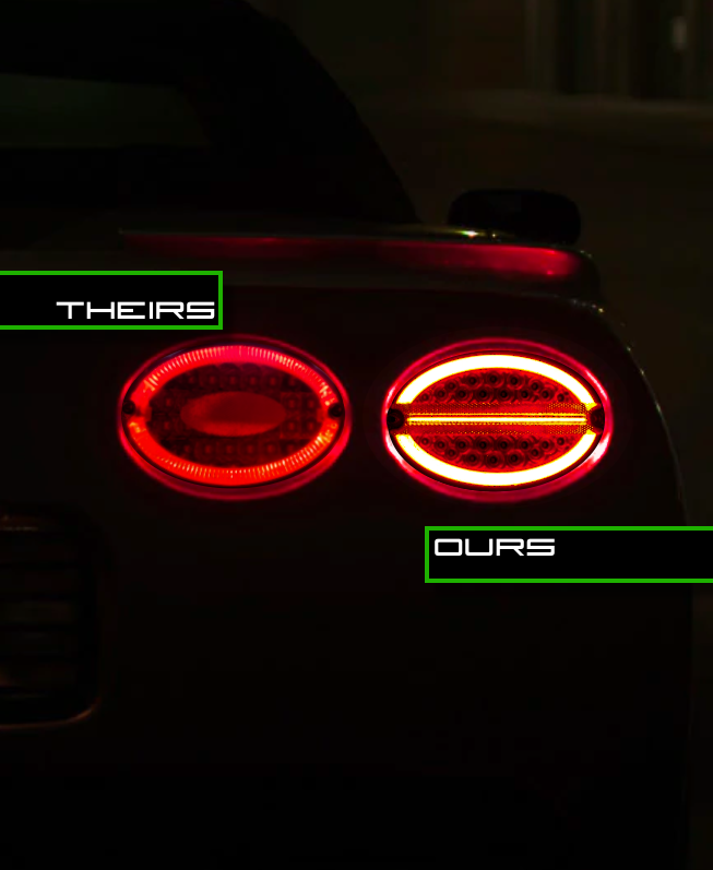 Thumbnail: C5 Corvette Laser Halo LED Tail Lights & 3rd break light