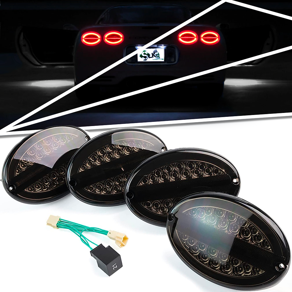 Thumbnail: C5 Corvette Laser Halo LED Tail Lights & 3rd break light