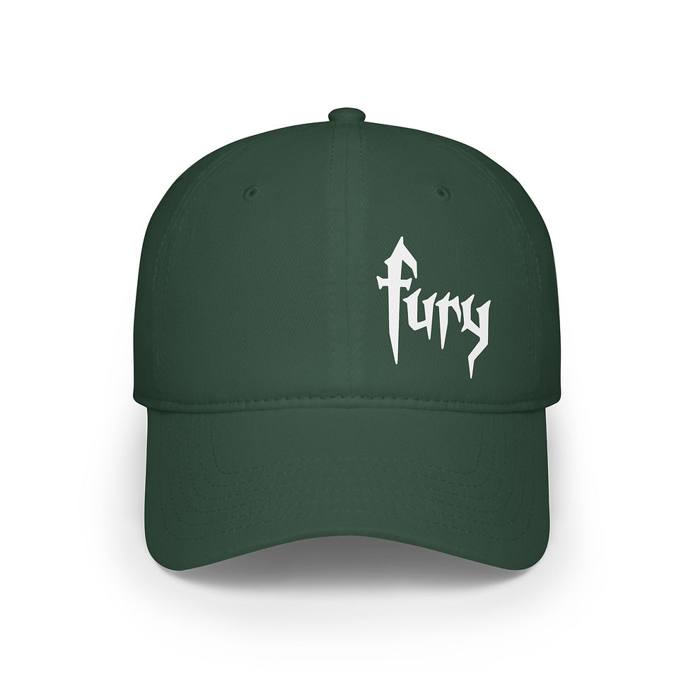 Thumbnail: White Printed Honda Fury Low Profile Baseball Cap