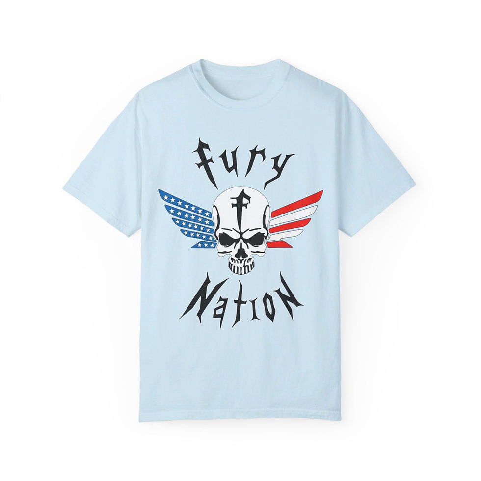 Thumbnail: Fury Nation USA Small Stars Unisex T-shirt