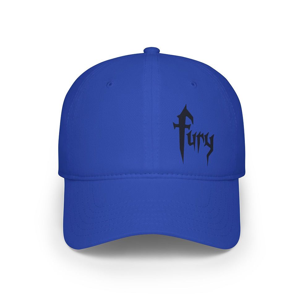 Thumbnail: Black Printed Honda Fury Low Profile Baseball Cap