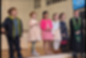 Cherub choir of kintergarten through first graders singing during worship