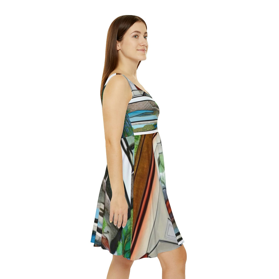 Miniatura: Women's Skater Dress. AI Design House 
