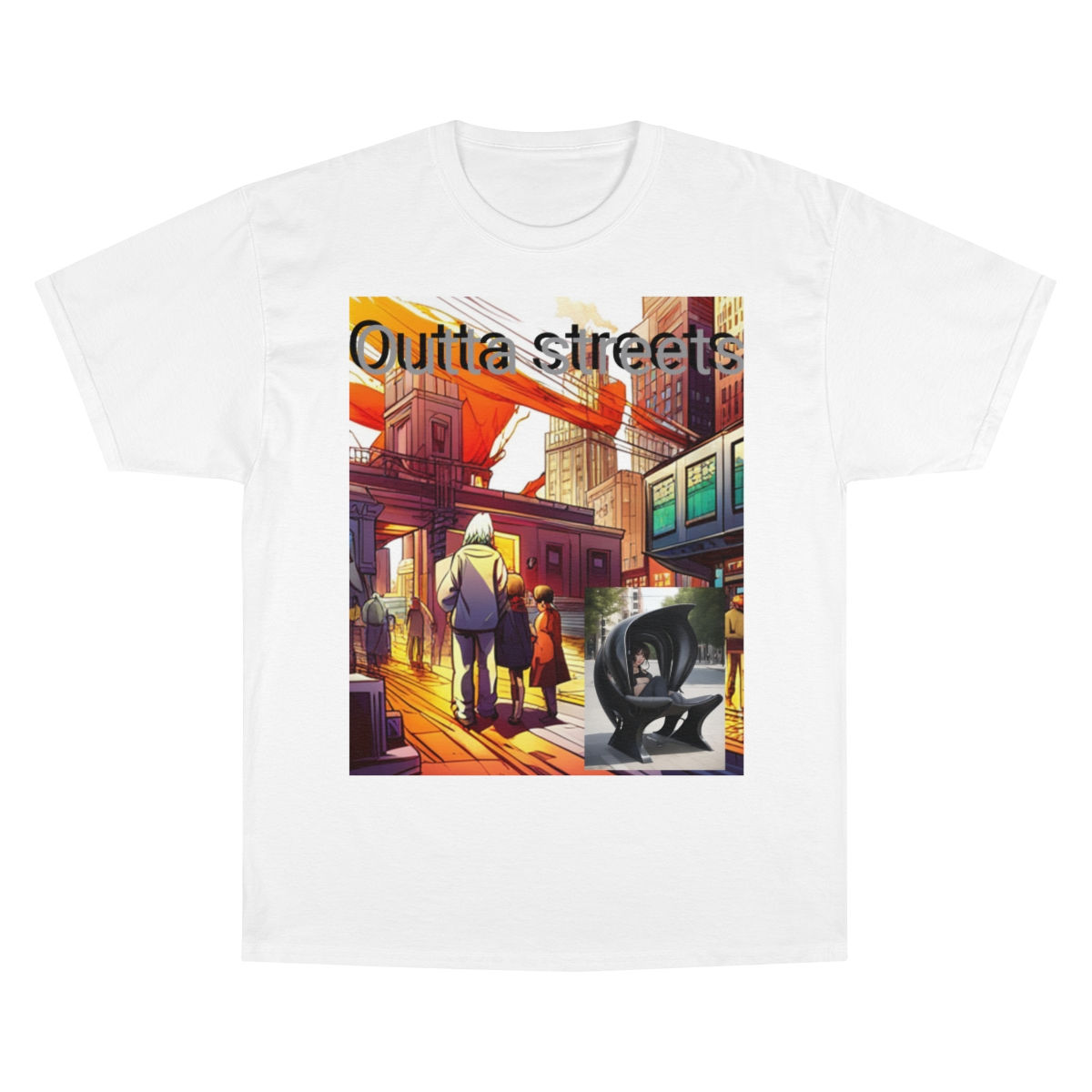 Outta streets - Champion T-Shirt