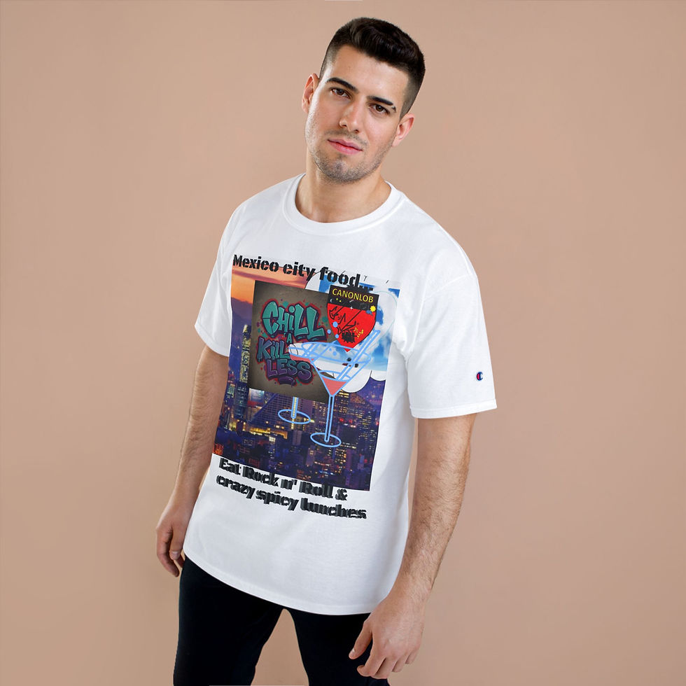 Miniatura: CHILL A KILL LESS -Champion T-Shirt -sunday