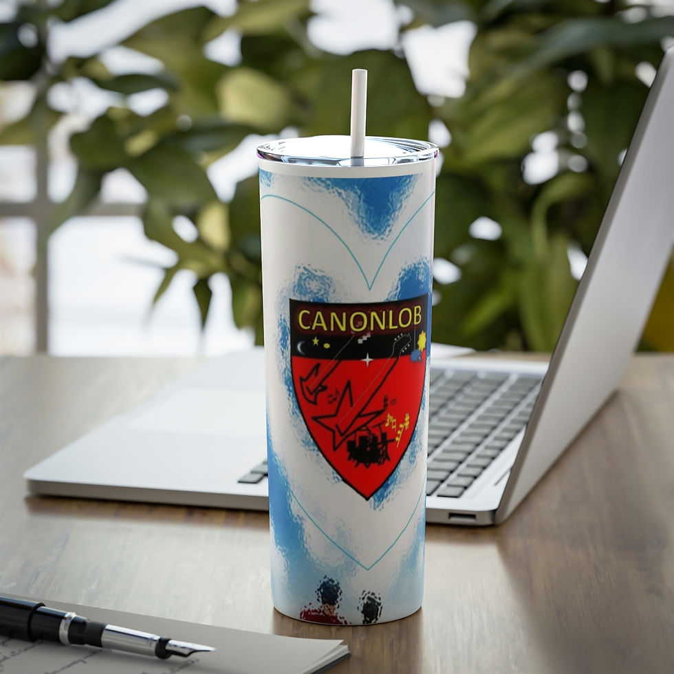 Miniatura: Skinny Steel Tumbler with Straw, 20oz