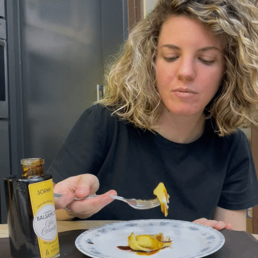 Ricotta and parsley tortelli with Balsamic vinegar