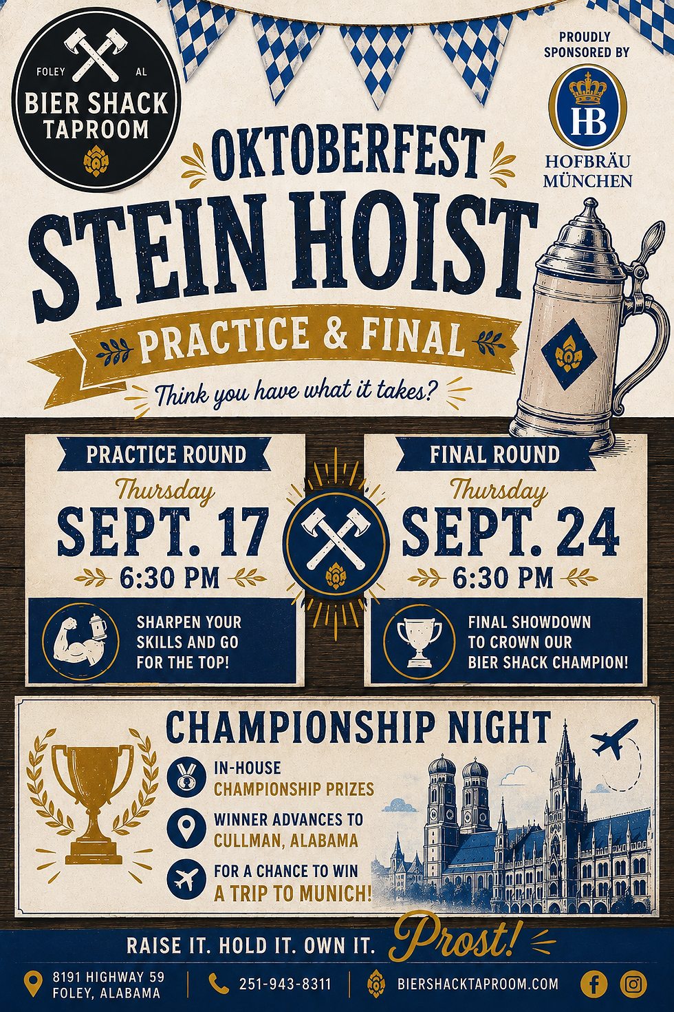 Stein Hoist PRACTICE ROUND