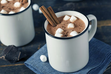DRINKING CHOCOLATE: A hot drink for a cold day
