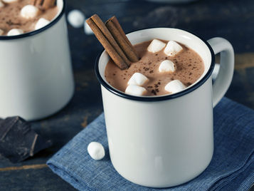 DRINKING CHOCOLATE: A hot drink for a cold day