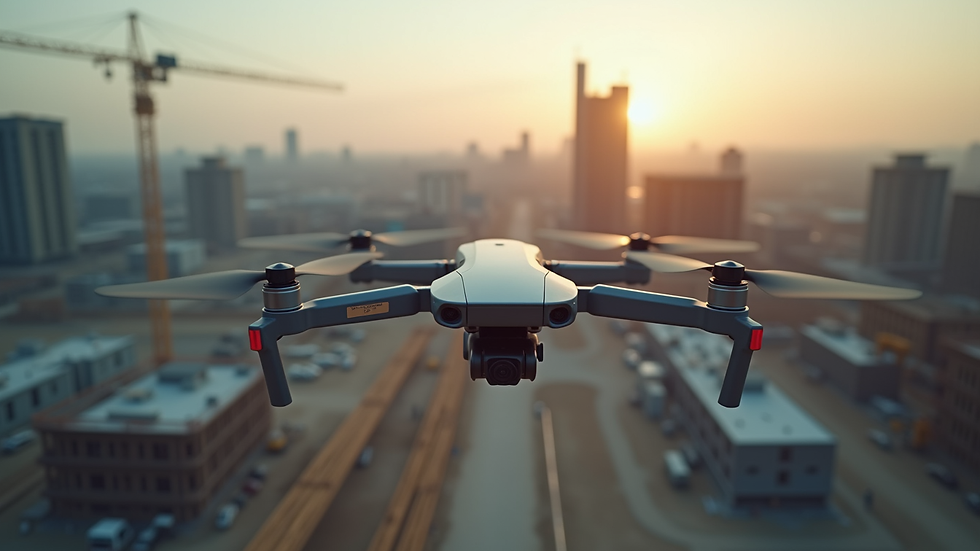 Tracking Construction Progress with Construction Progress Monitoring Drones