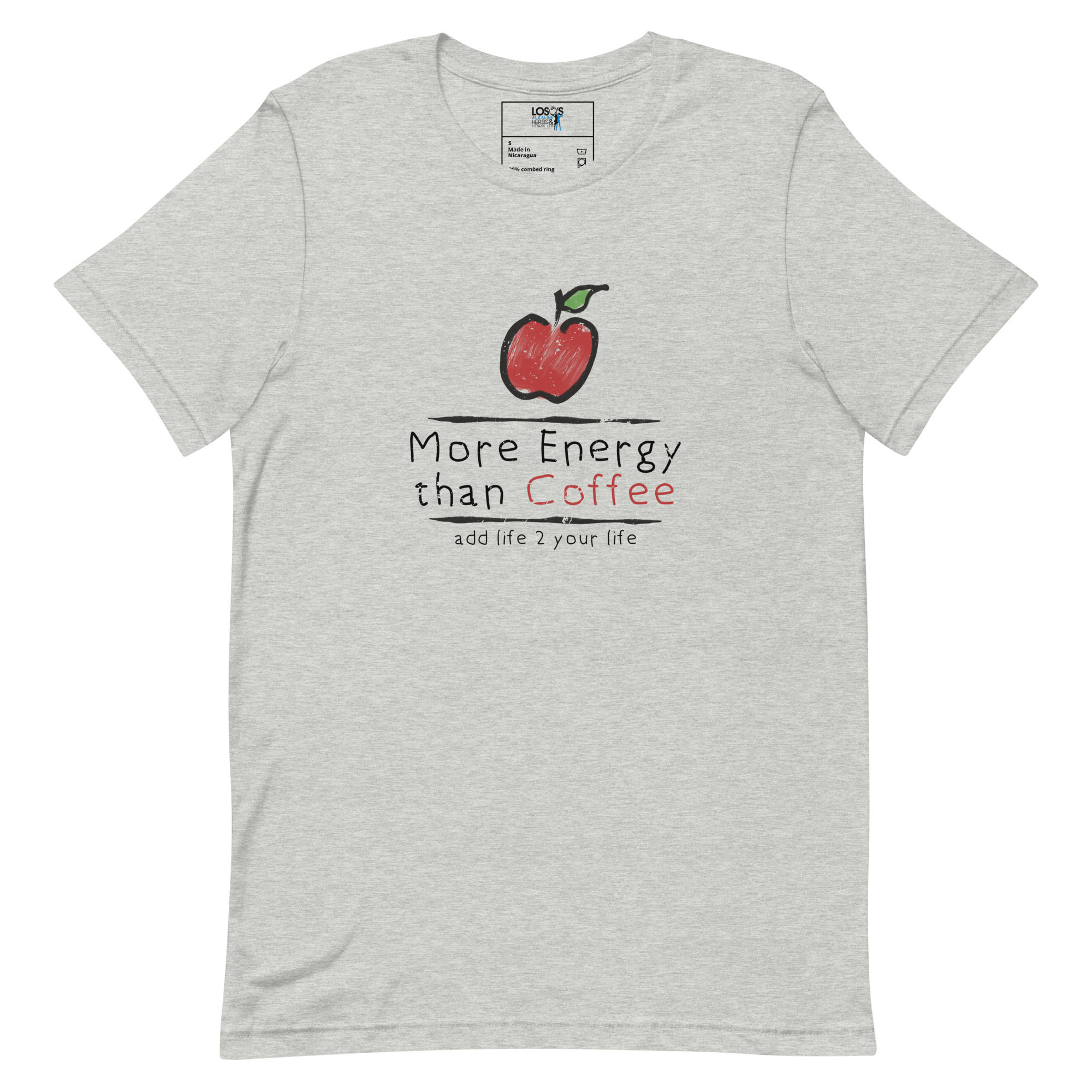 More Energy Than Coffee Unisex t-shirt