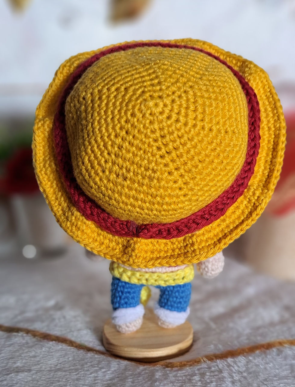 Miniature : Peluche en crochet - Poupée Luffy - One Piece