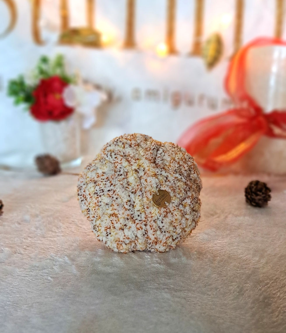 Miniature : Petite citrouille en crochet