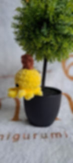 Miniature : Porte clef Poulpi Banane en crochet
