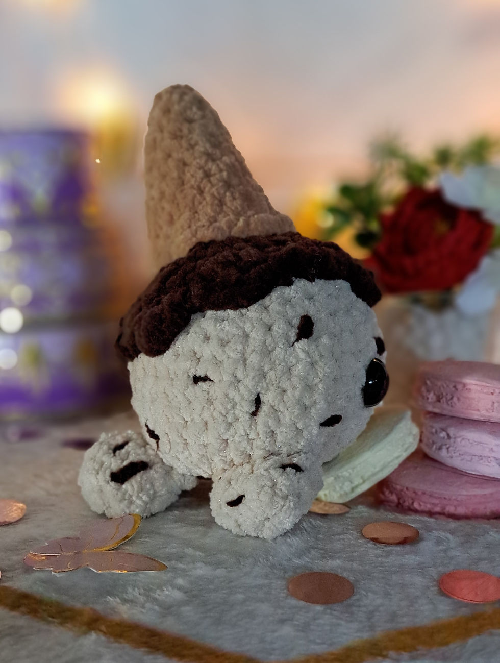 Miniature : Baleine en crochet Glace Cookie
