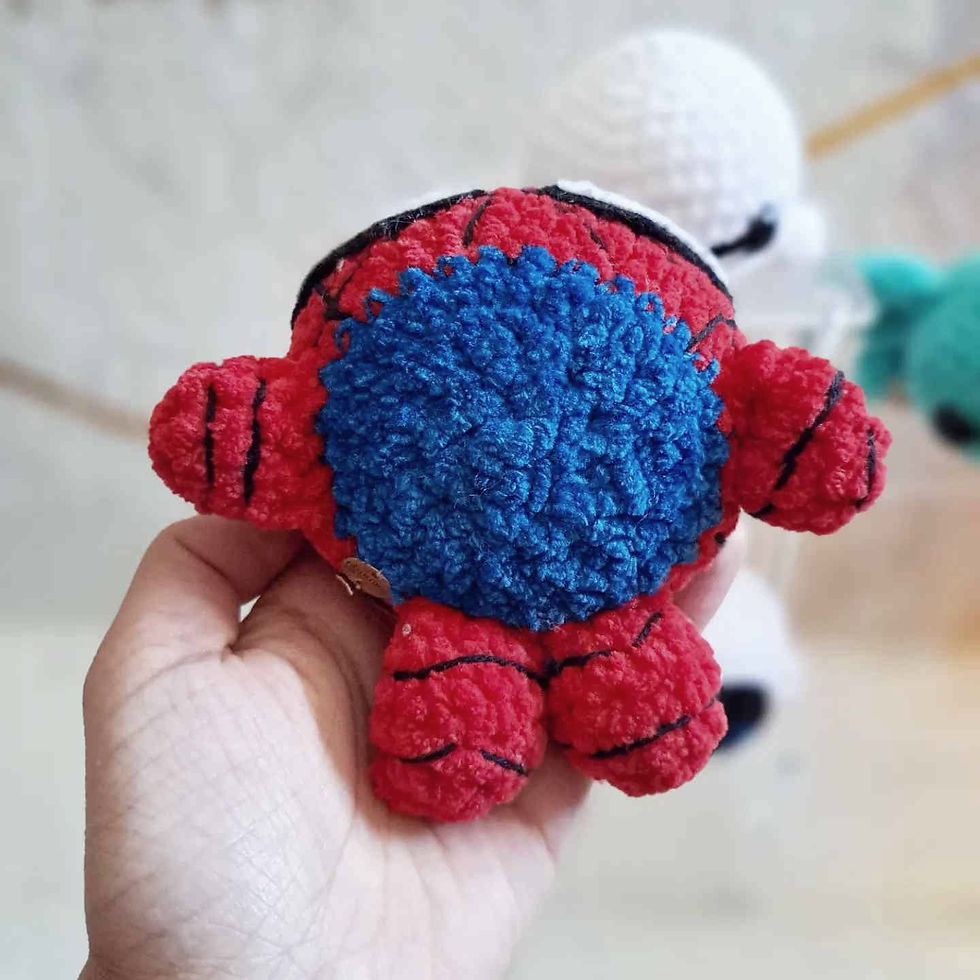 Miniature : Peluche en crochet Baleine Spider-man 4/5