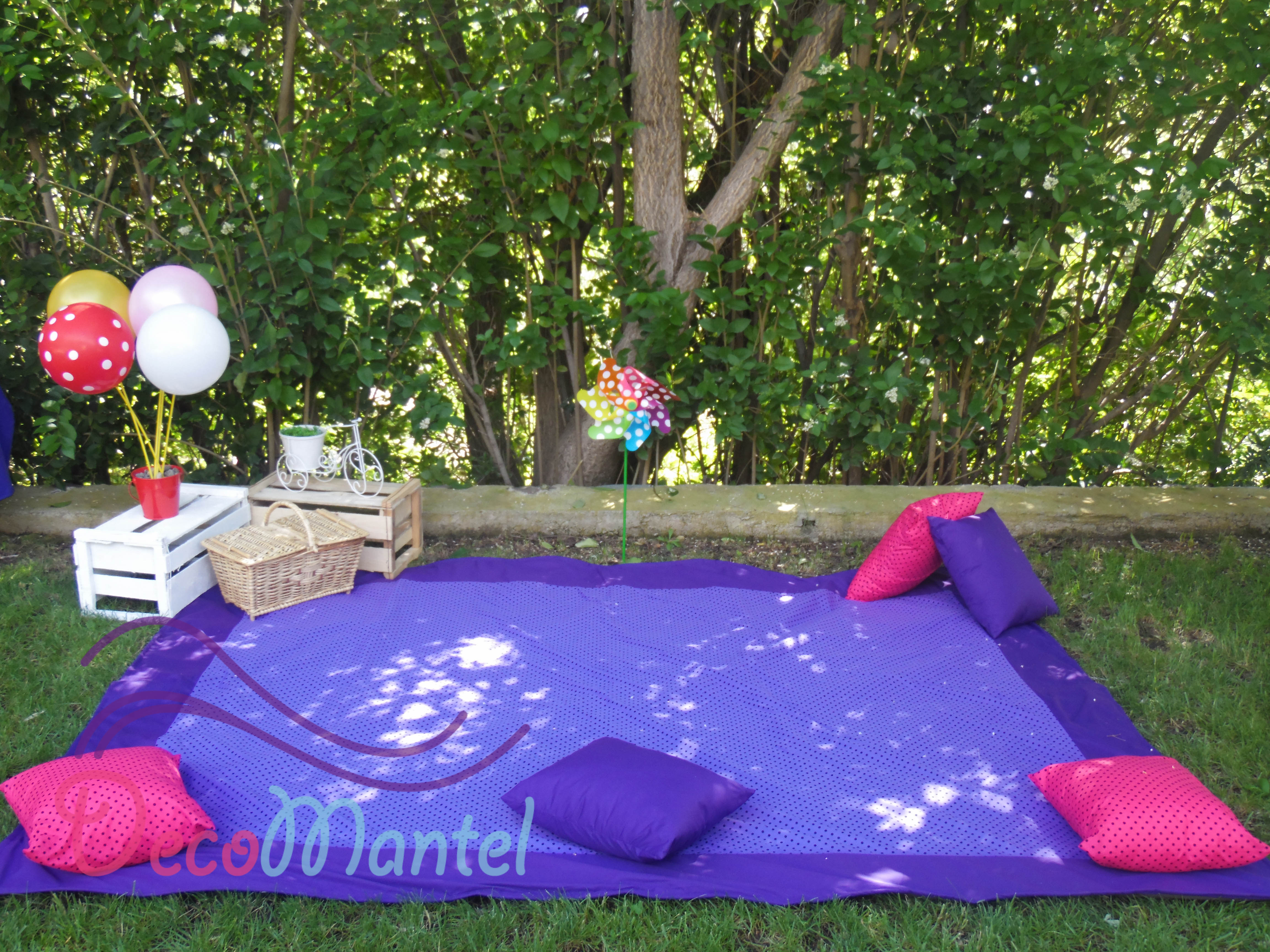 Alfombra y cojines