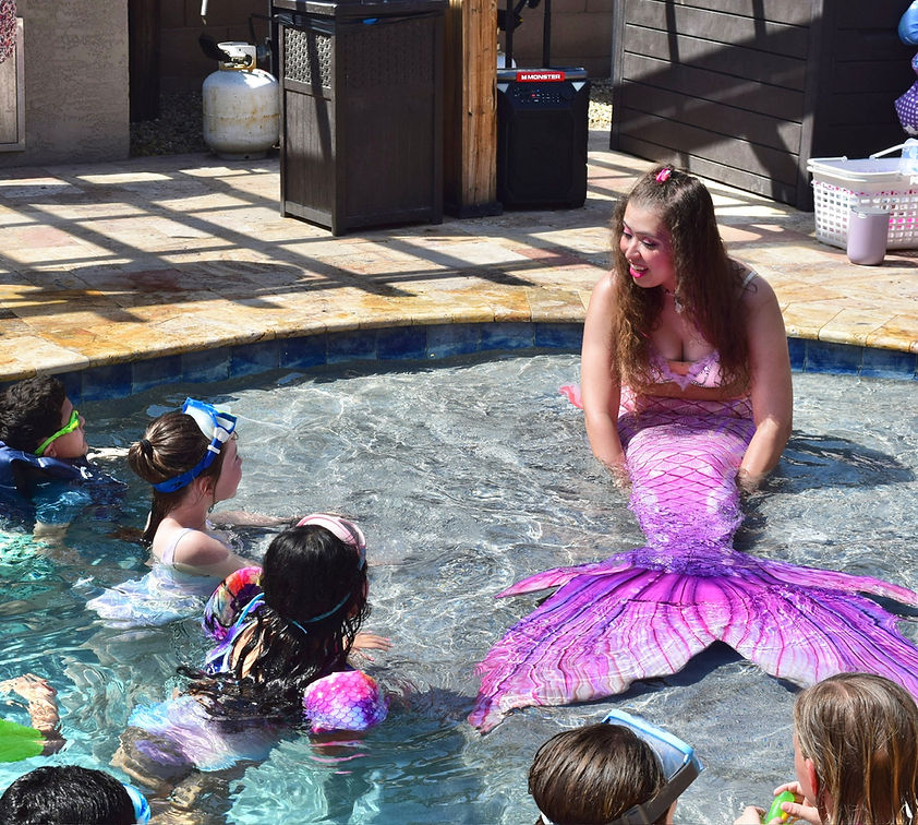 mermaid pool party in az