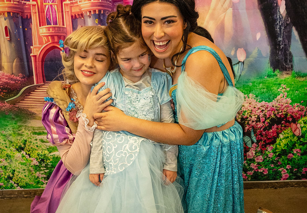 princess party with rapunzel and jasmine in az