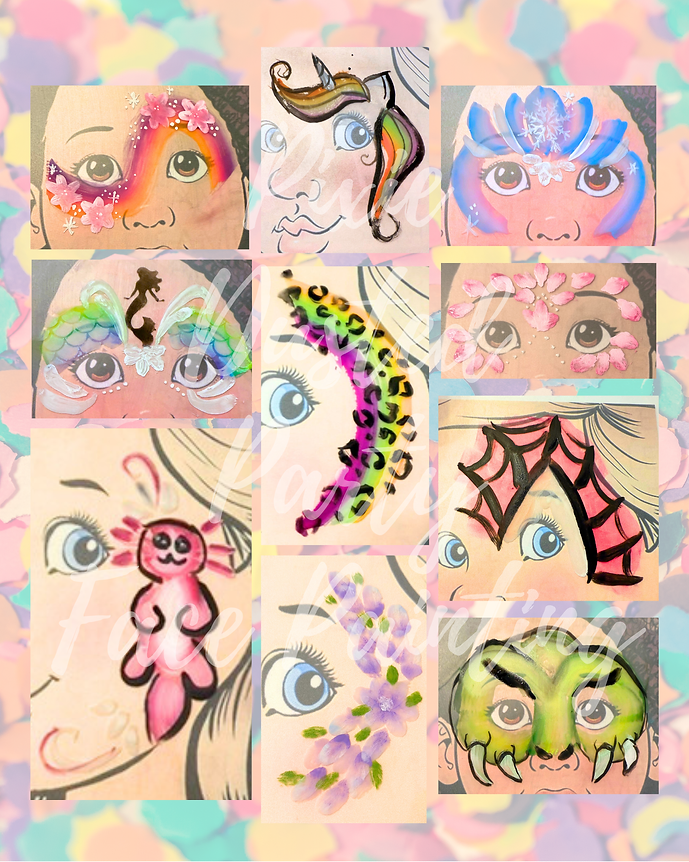 Face paint designs az local glendale