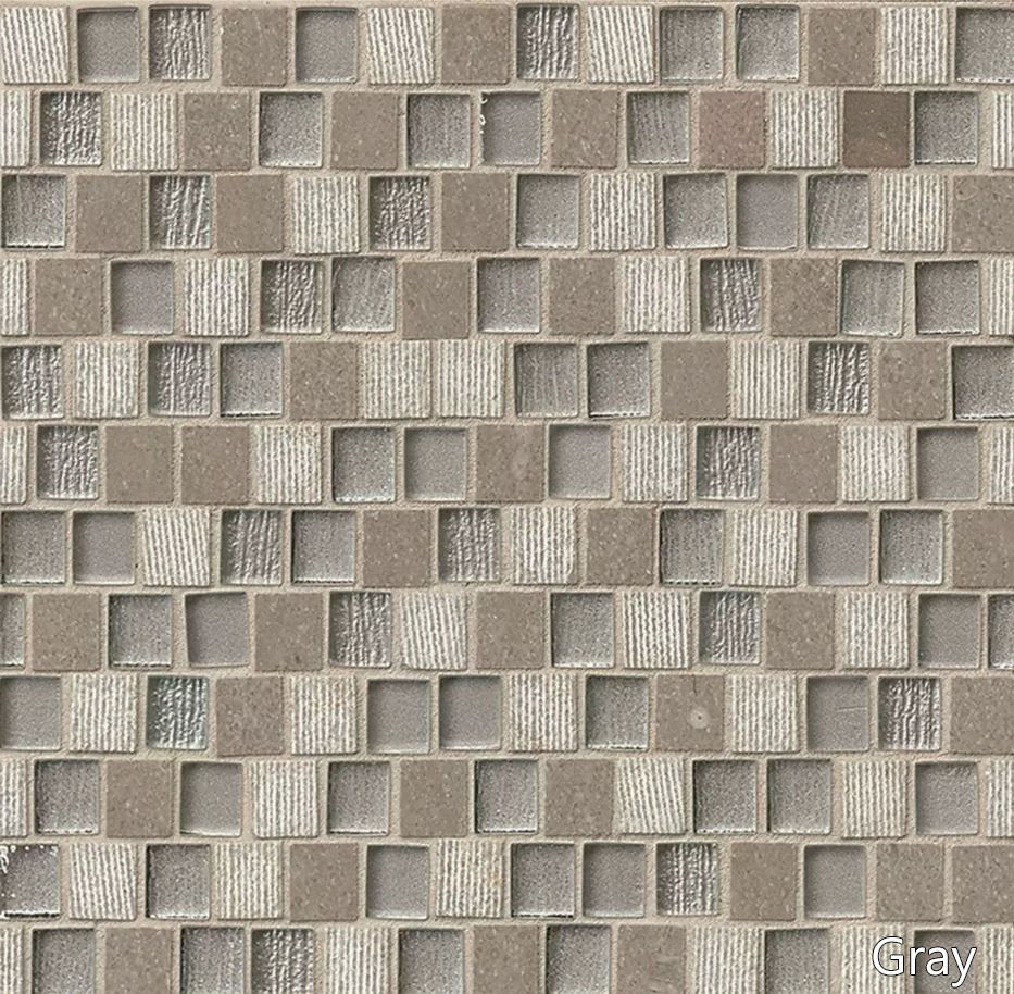 Thumbnail: Tessuto Glass Offset Brick Pattern Mosaic - 6 Colors