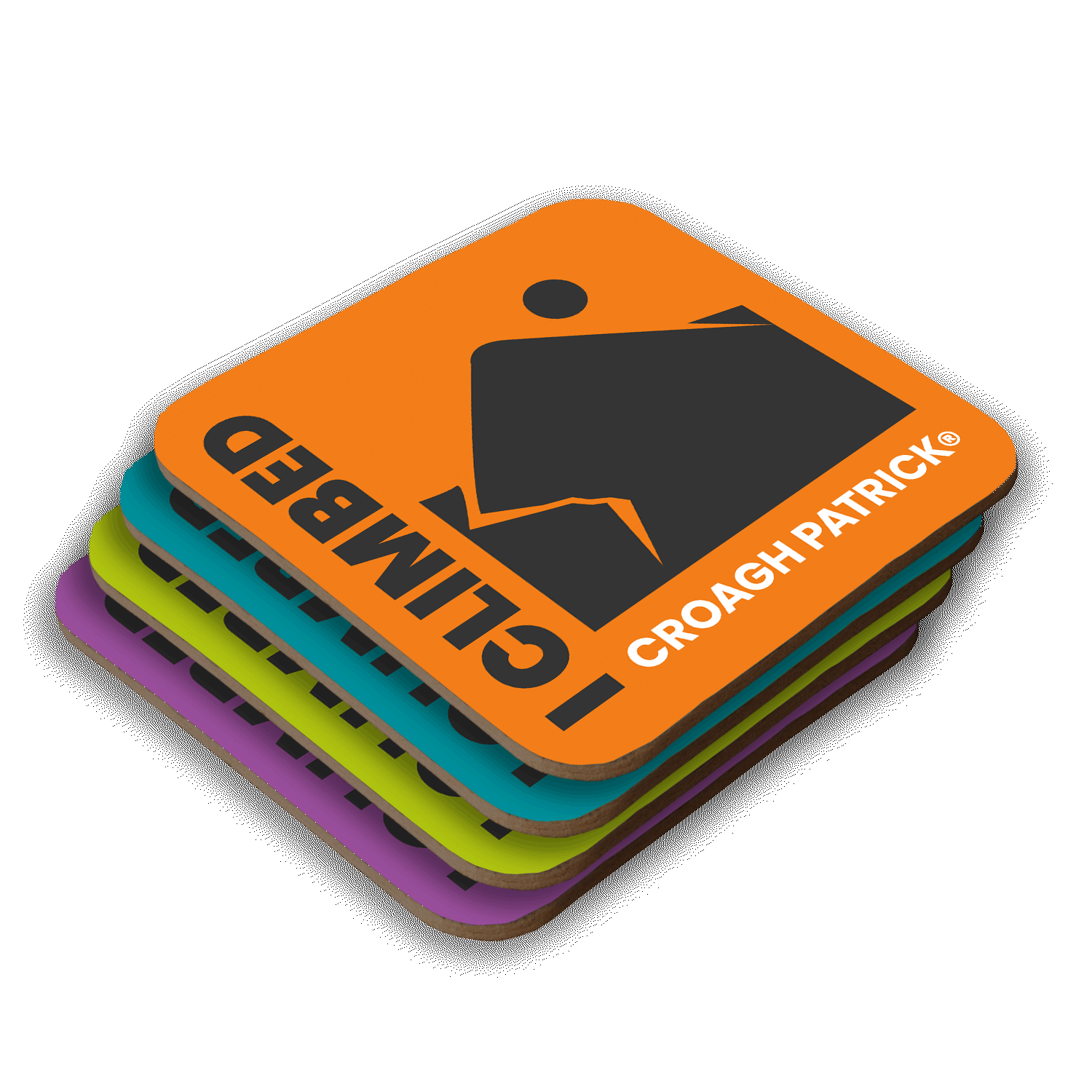 I Climbed Croagh Patrick® 4Pk Coaster