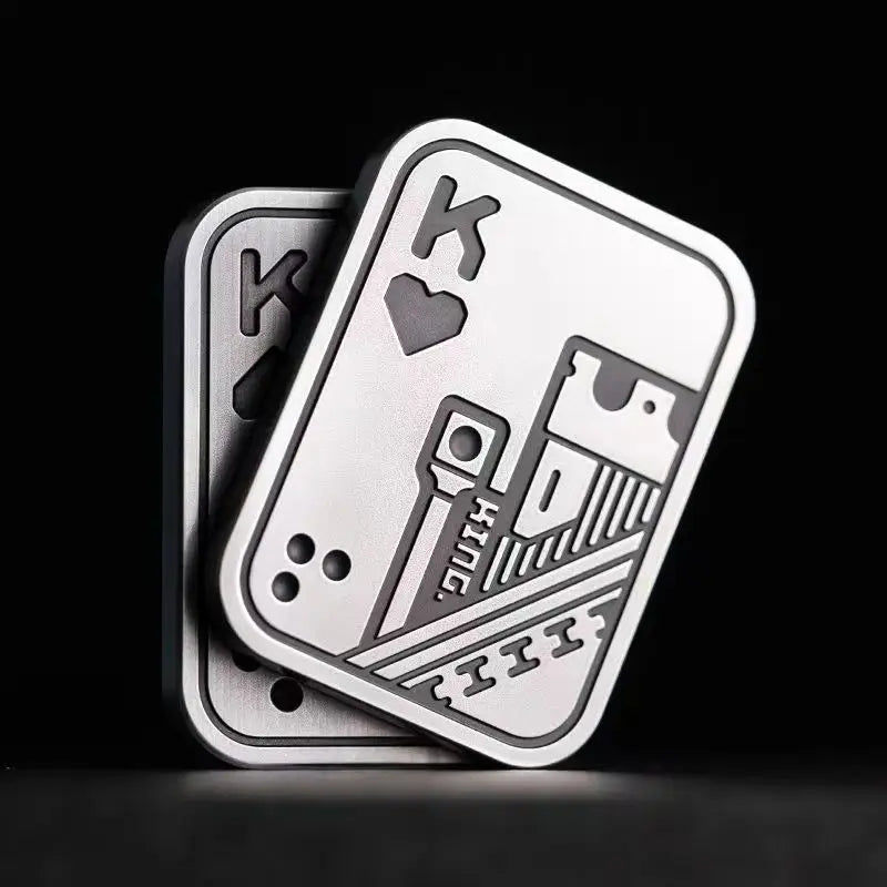Thumbnail: KK AA Fidget Slider Metal Skull Stress Toy