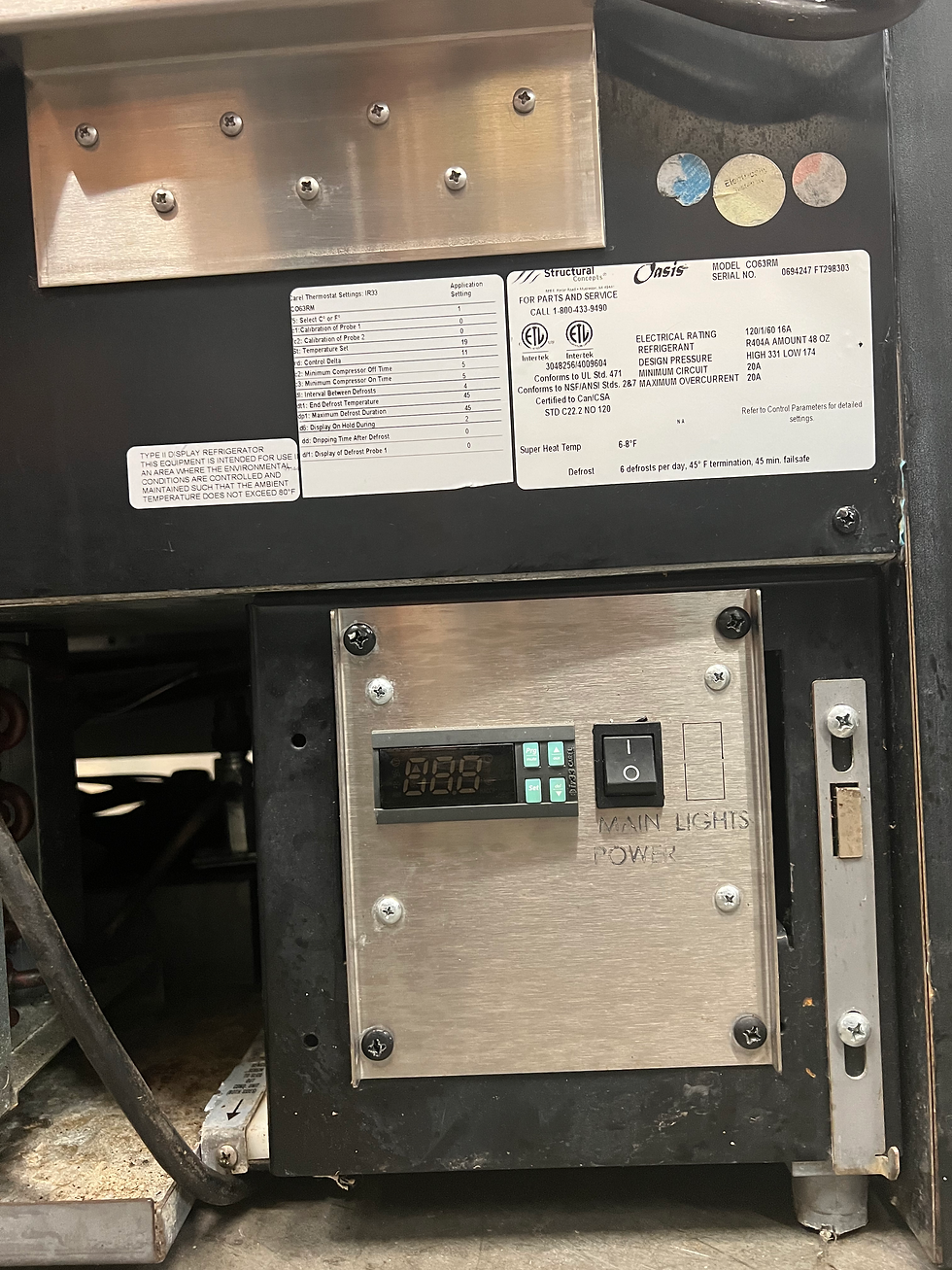 Thumbnail: USED / Structural Concepts Oasis Refrigerant  Grab & Go Display Case- CO63RM
