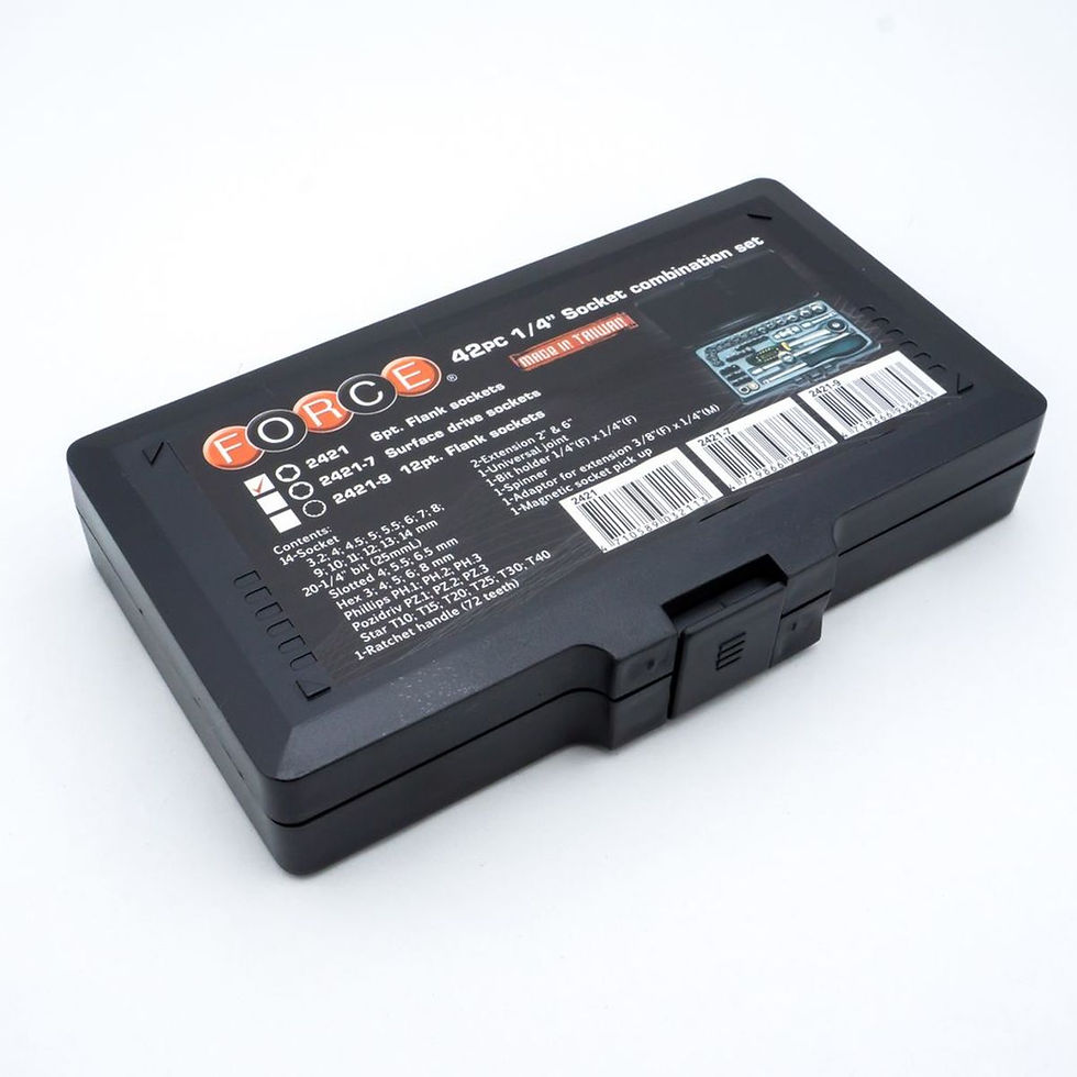 Thumbnail: 2421 ชุดลูกบ๊อกซ์ HOME USE 1/4"+42ชิ้น