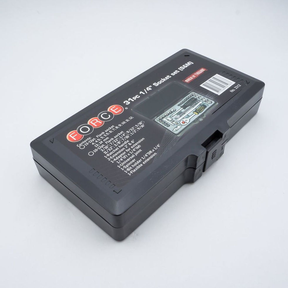 Thumbnail: 2312 ชุดลูกบ๊อกซ์ 1/4" 12PT. 31 ชิ้น