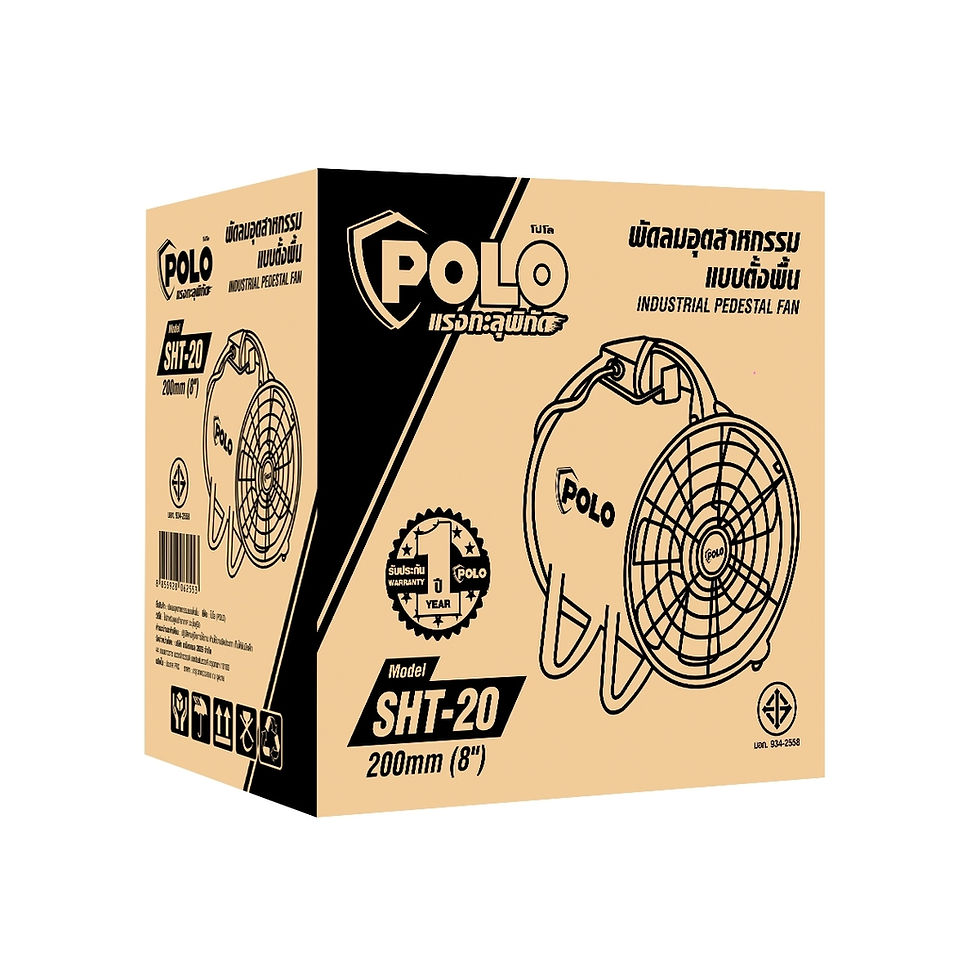 Thumbnail: SHT-20 พัดลมอุตฯ ดูดเป่า 8" (เครื่อง)