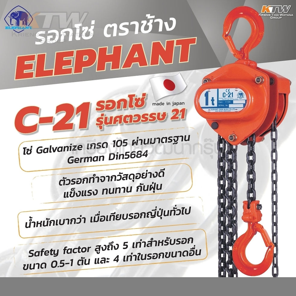 ภาพขนาดย่อ: รอกโซ่ C-21-2 (2 TON)