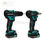 Thumbnail: ชุด มากีต้า (MAKITA) COMBO KIT รุ่น CLX205SX2 ประกอบด้วย สว่านกระแทกไร้สาย 12VMA