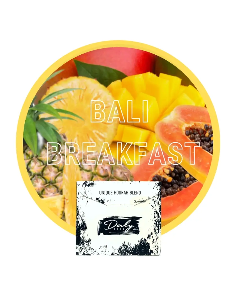 תערובת טבק Bali Breakfast עם פירות טרופיים
