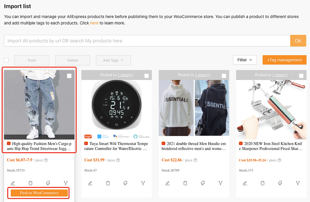 Re-order an order with deleted product on Woo DSers - Push to WooCommerce - Woo DSers