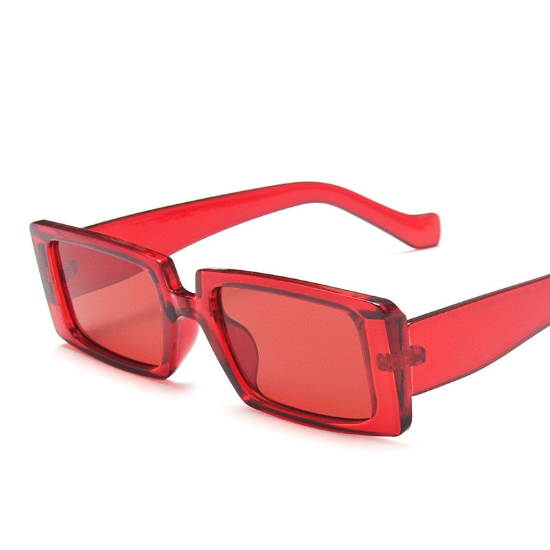 Thumbnail: Retro Square Sun Glasses Lunette De Soleil Femme