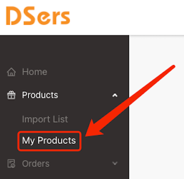Hide a product with Woo DSers - DSers My Products Page - Woo DSers