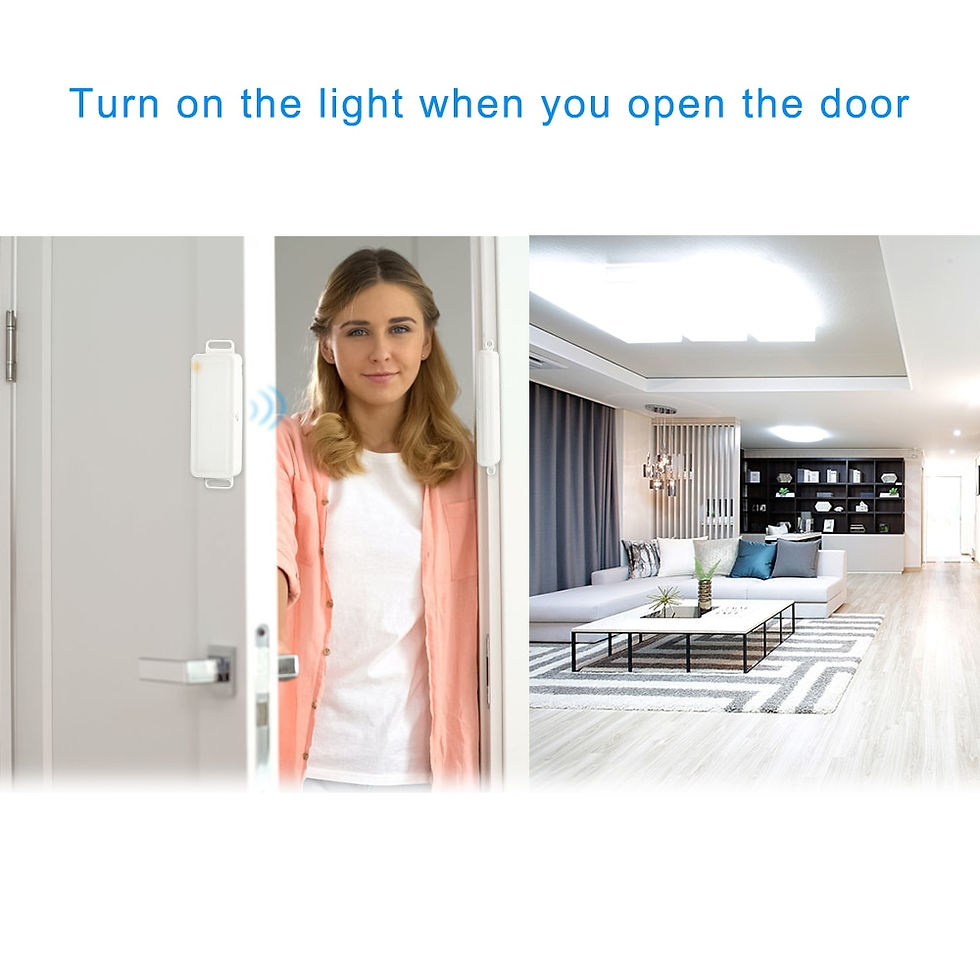 Thumbnail: Tuya Smart Life WiFi Door and Window Sensor Door Op