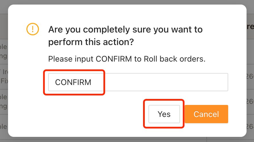 Re-order fulfilled orders on Woo DSers - Enter Confirm - Woo DSers