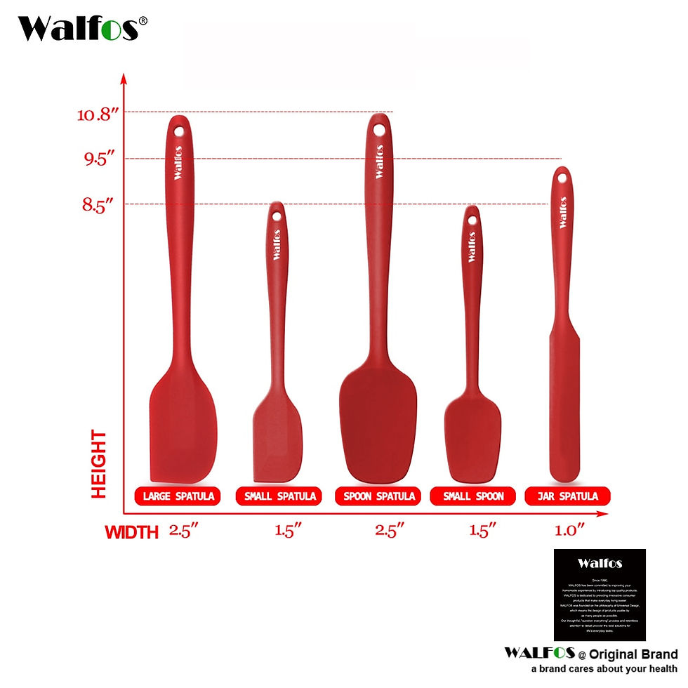 Thumbnail: Walfos 5PCS/Set Non-Stick Silico