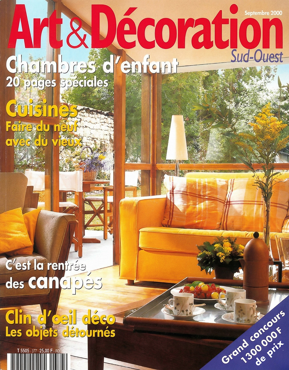 1ère de couverture Art & Décoration septembre 2000.png