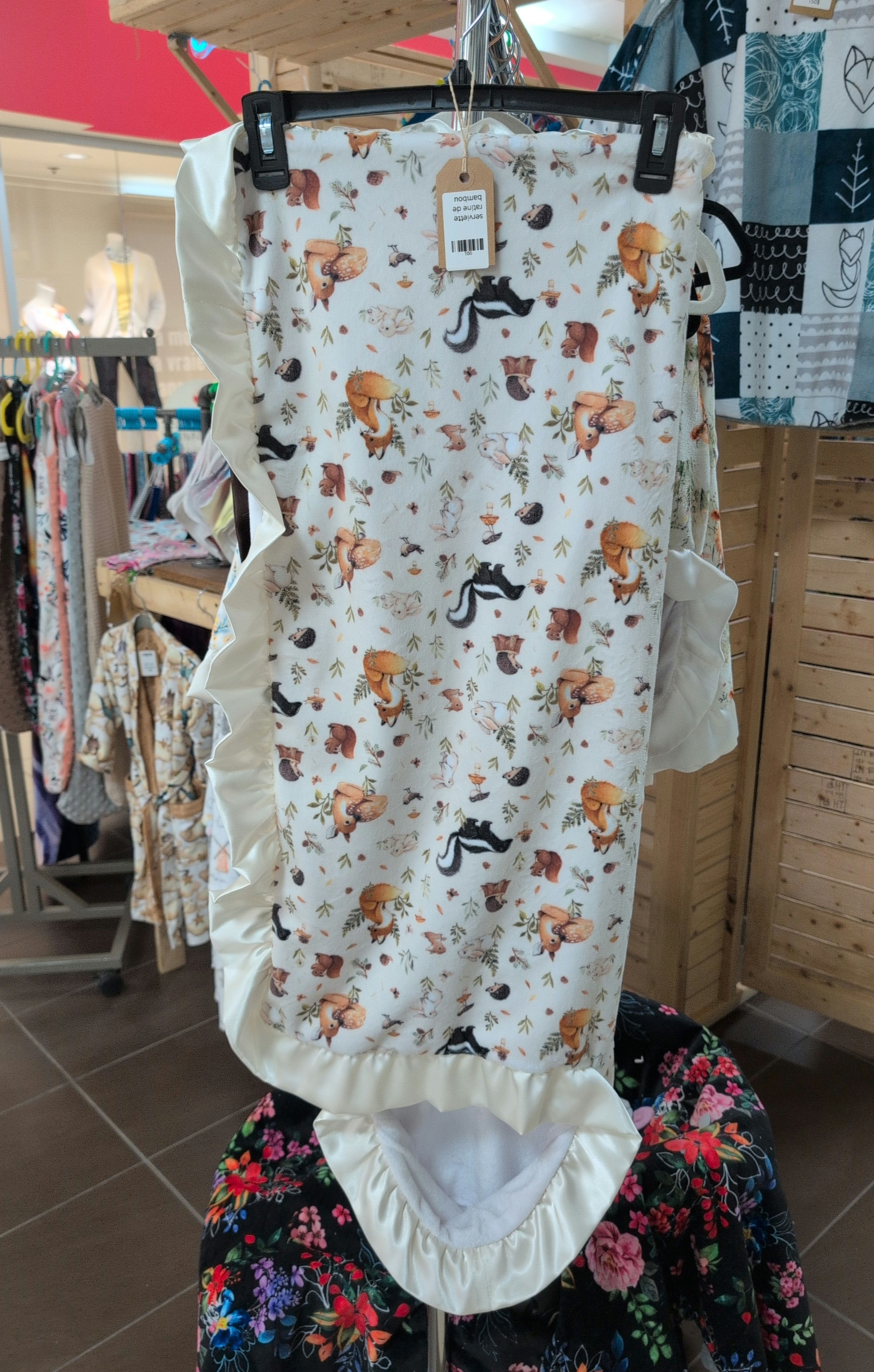 Serviette en ratine de bambou