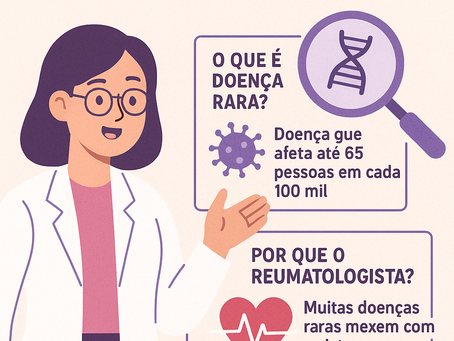 O que é uma doença rara e por que quem cuida (muitas vezes) é o reumatologista?