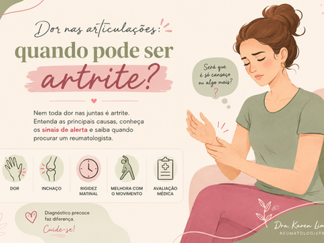 Dor nas articulações: quando pode ser artrite?